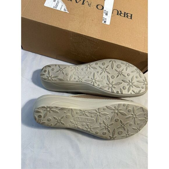 FlyFlot Sandals Natural Color Anti shock leather anatomic shoes size 40 Italy 9- - Picture 5 of 6